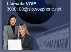 llamadas voip: 3030100@sip.vozphone.net