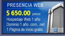 presencia web $650 toso incluido