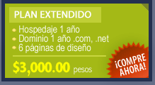 Plan economico todo incluido hosting $ 3,000